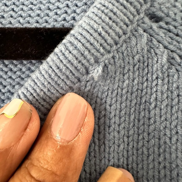 Vintage Casual Corner Annex Ice Blue Cardigan Sparkly Buttons Cottagecore XL - Picture 11 of 12